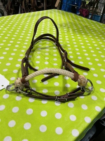Western bitless sidepull bridle