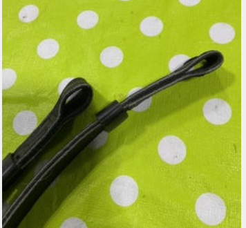 English Stirrup Leathers – Black | Used