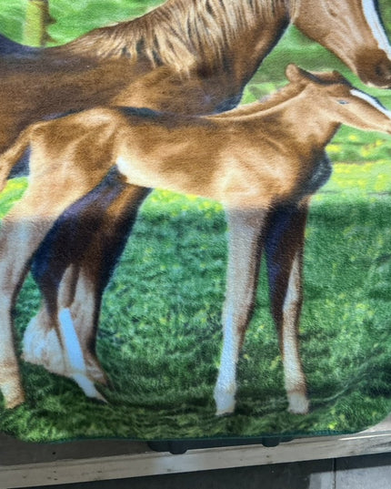 Blanket Horses Green