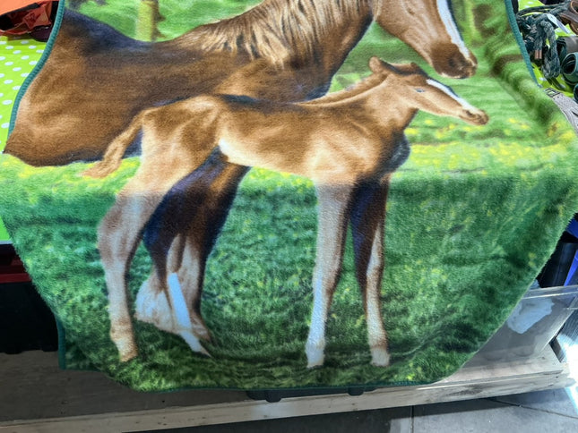 Blanket Horses Green