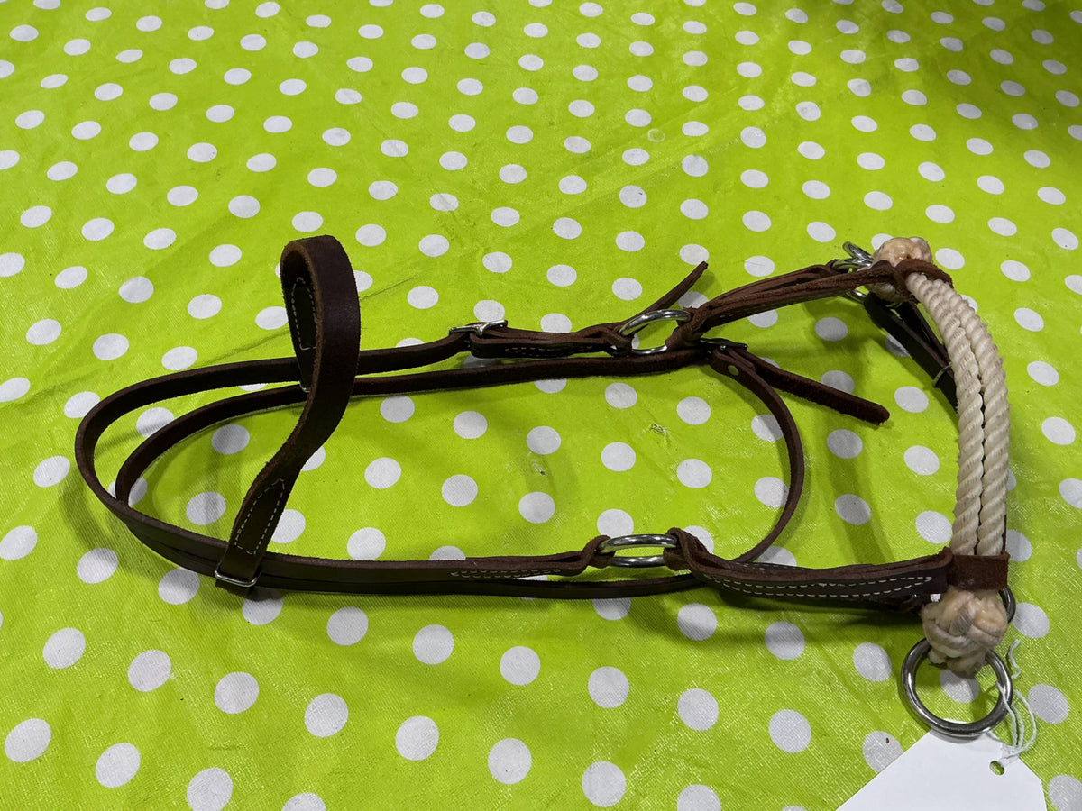 Western bitless sidepull bridle