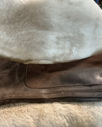 English 1/2 Chaps DK Brown Medium