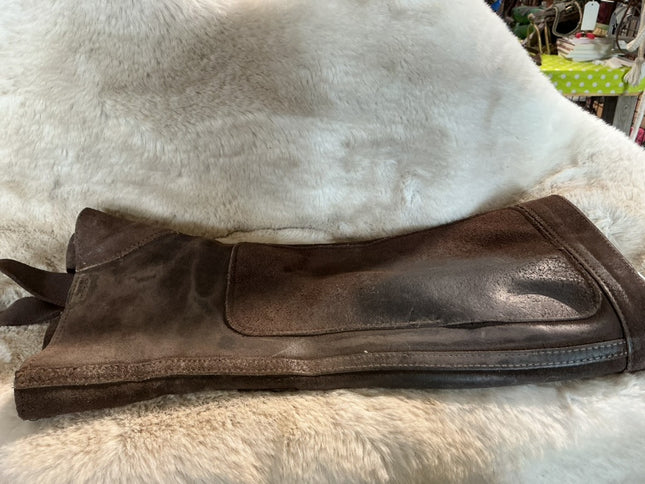 English 1/2 Chaps DK Brown Medium