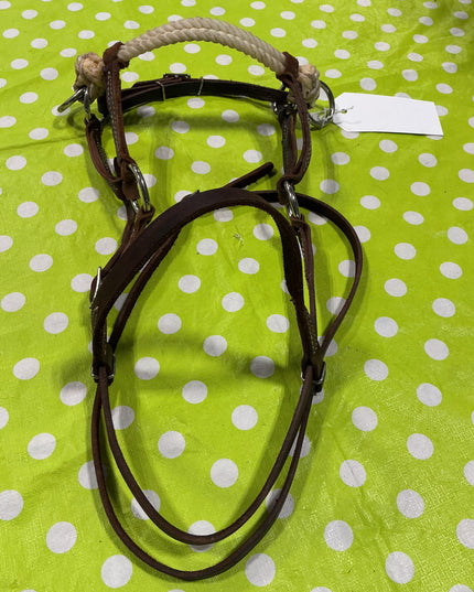 Western bitless sidepull bridle