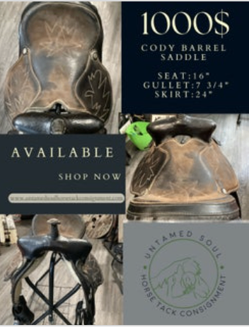 Barrel Saddle Cody S16" G7.75"