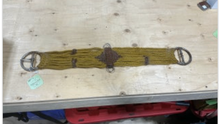 Western cinch rope old Decoration only