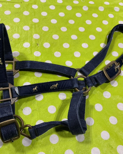 Halter Nylon Blue Cob Size
