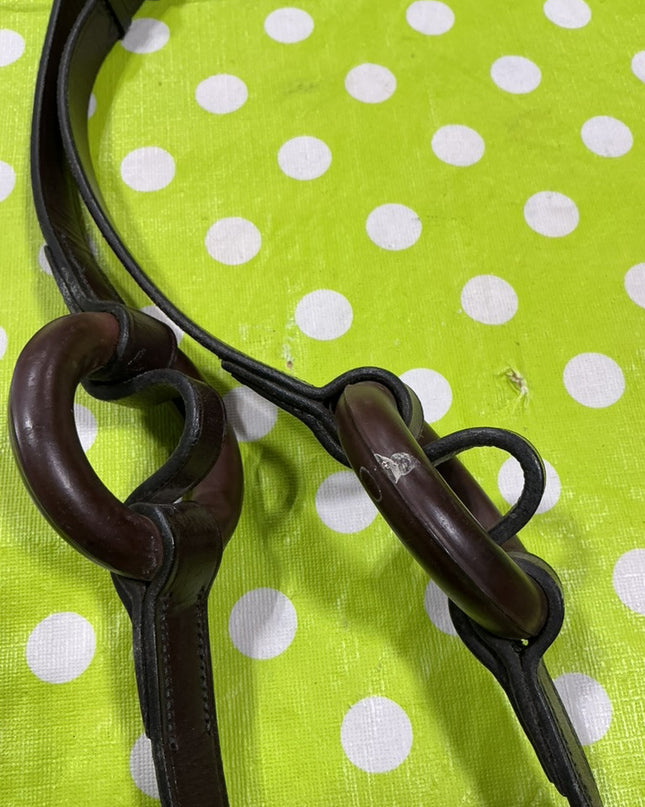 Side Reina Leather Brown