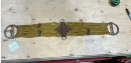 Western cinch rope old Decoration only