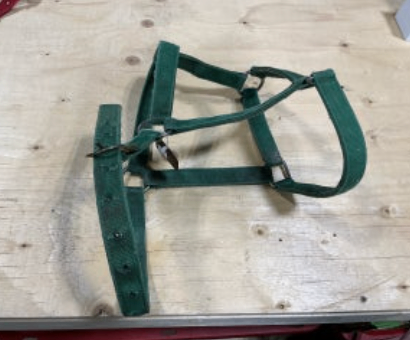 Halter nylon green