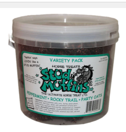 Stud Muffins Horse Treats - 3 Flavor Bucket
