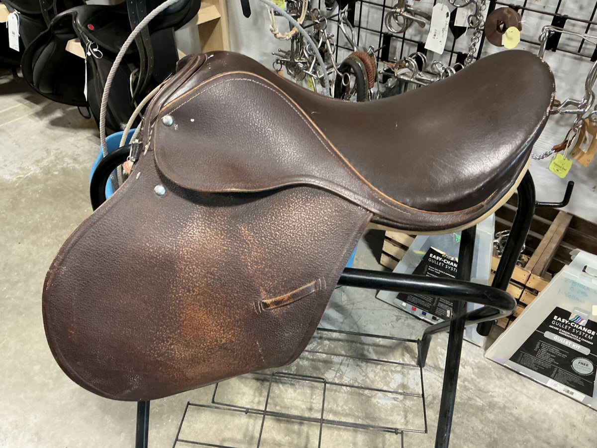 English Saddle All Purpose  17.5" Brown