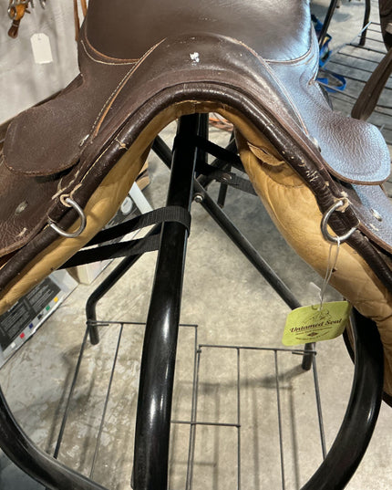 English Saddle All Purpose  17.5" Brown