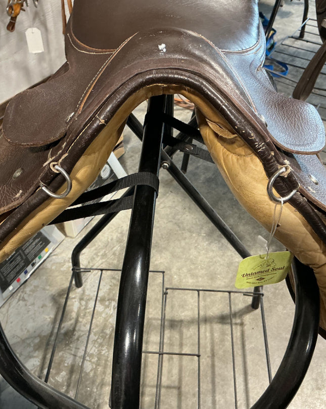 English Saddle All Purpose  17.5" Brown