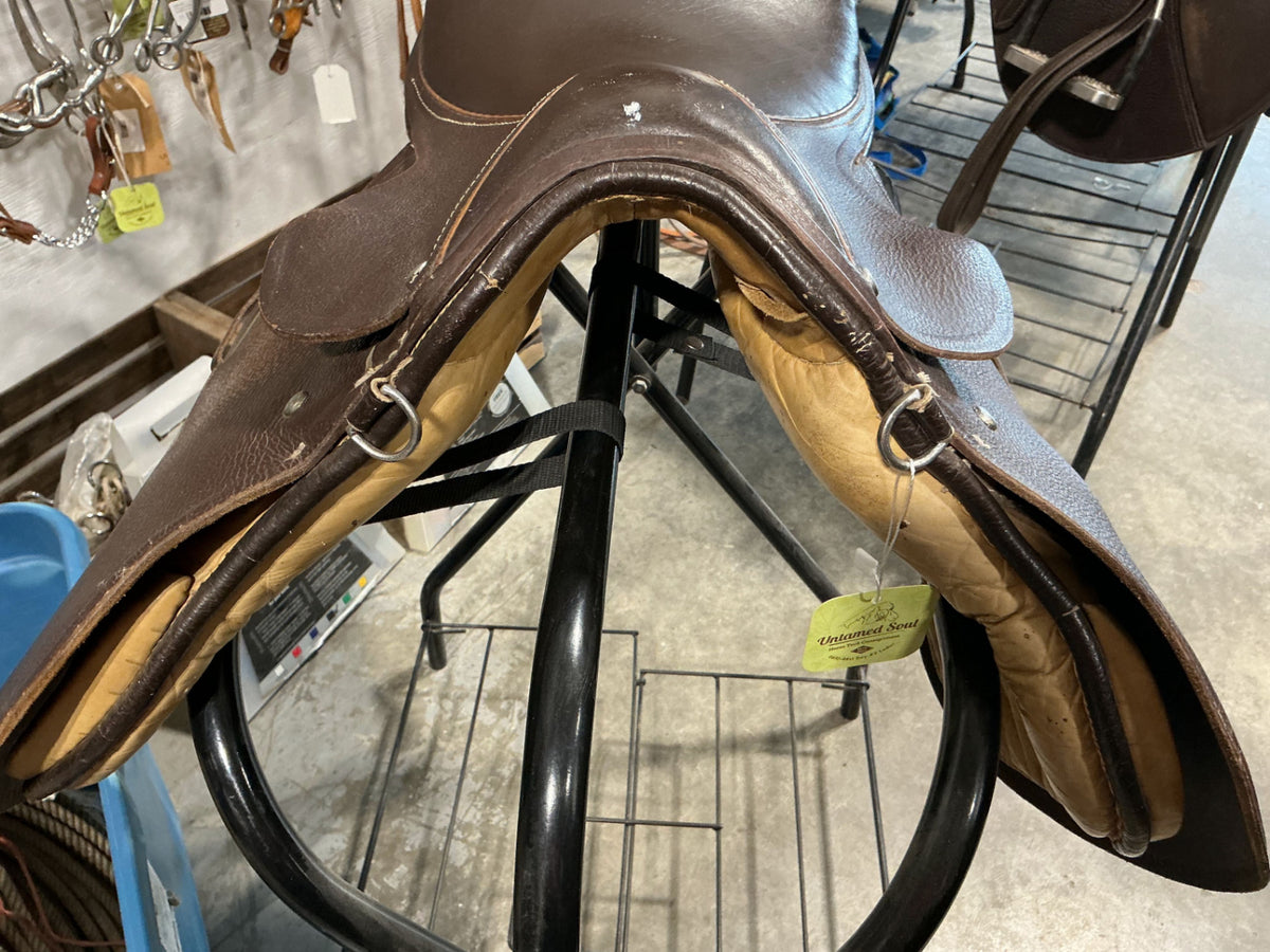 English Saddle All Purpose  17.5" Brown