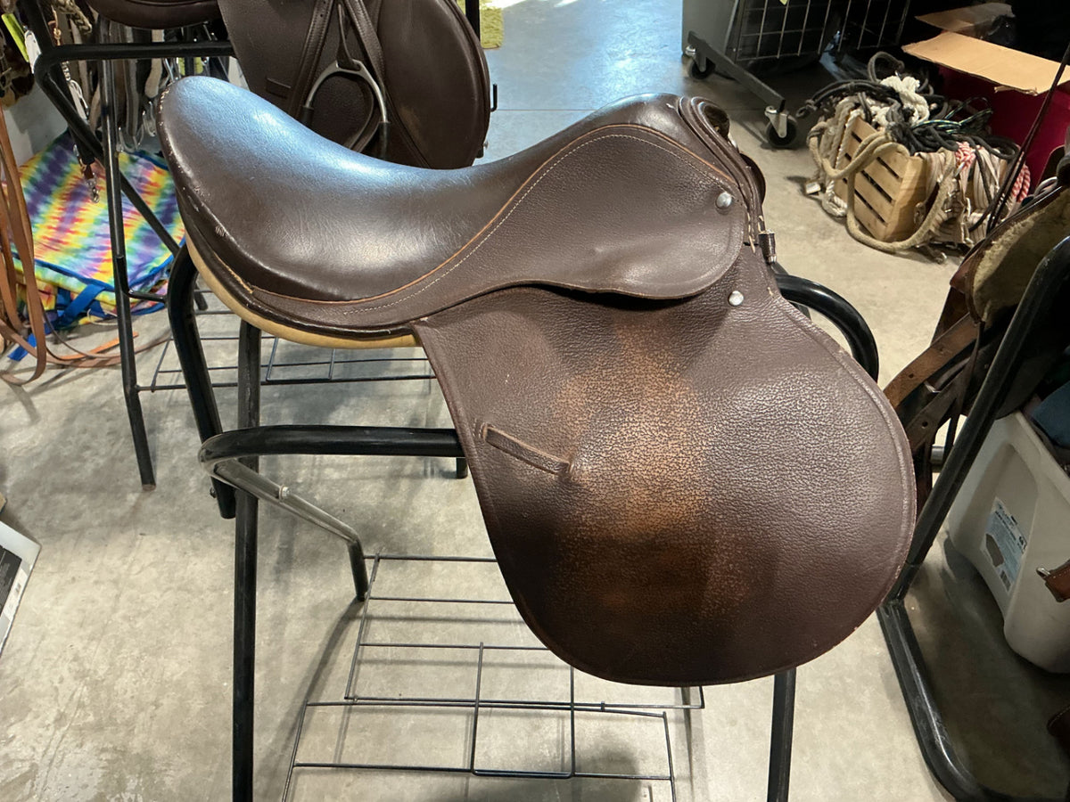 English Saddle All Purpose  17.5" Brown