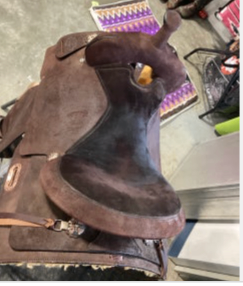 Western Saddle Circle Y High Horse 16" G8"