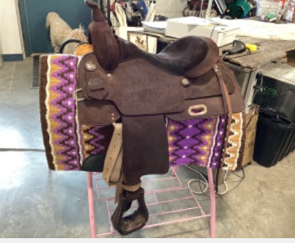 Western Saddle Circle Y High Horse 16" G8"