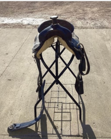 Western Saddle 16" G7" Black