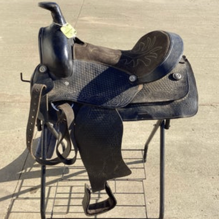 Western Saddle 16" G7" Black