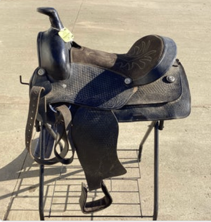 Western Saddle 16" G7" Black