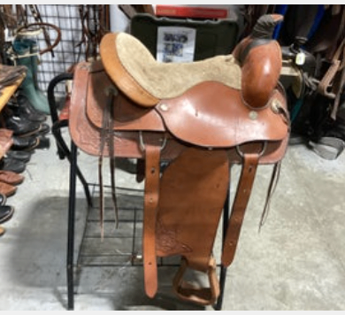 Western Rope Saddle 1764 15" G6.5