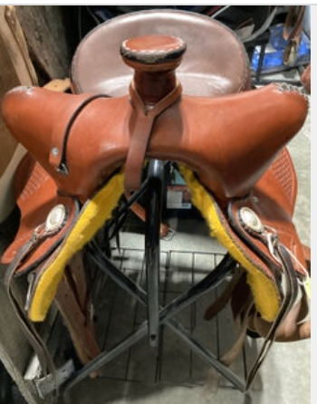 Western Saddle Trophy 14.5" G7"