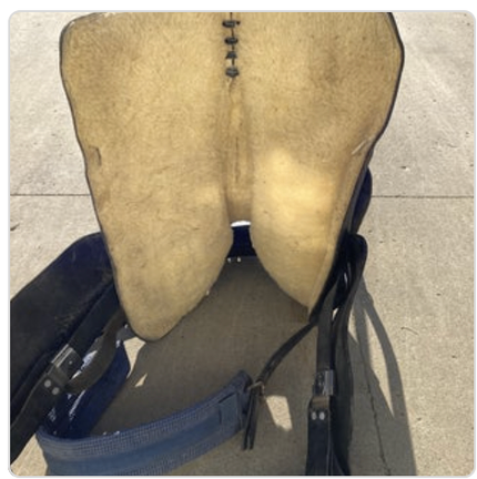 Western Saddle 16" G7" Black