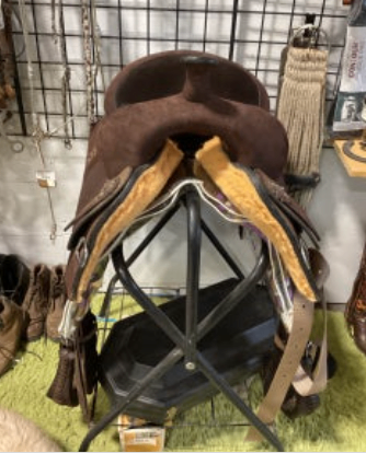 Western Saddle Circle Y High Horse 16" G8"