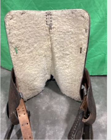 Western Saddle Dark with a Little Bling 14"