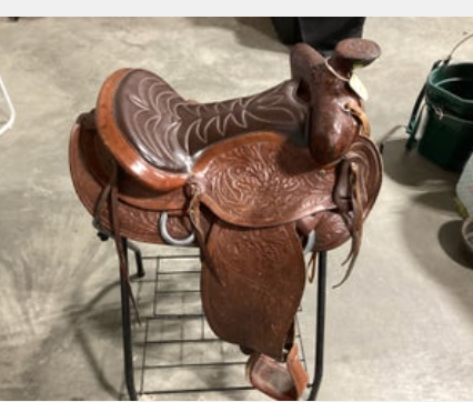Western Saddle – Big Horn S15" G7" (Needs New Flocking) | Used, Good