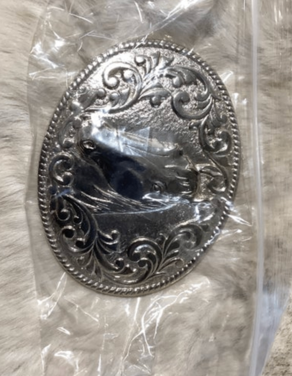 Belt Buckle – Silverhorse 24K Gold Plated (B) | Used, Very Good