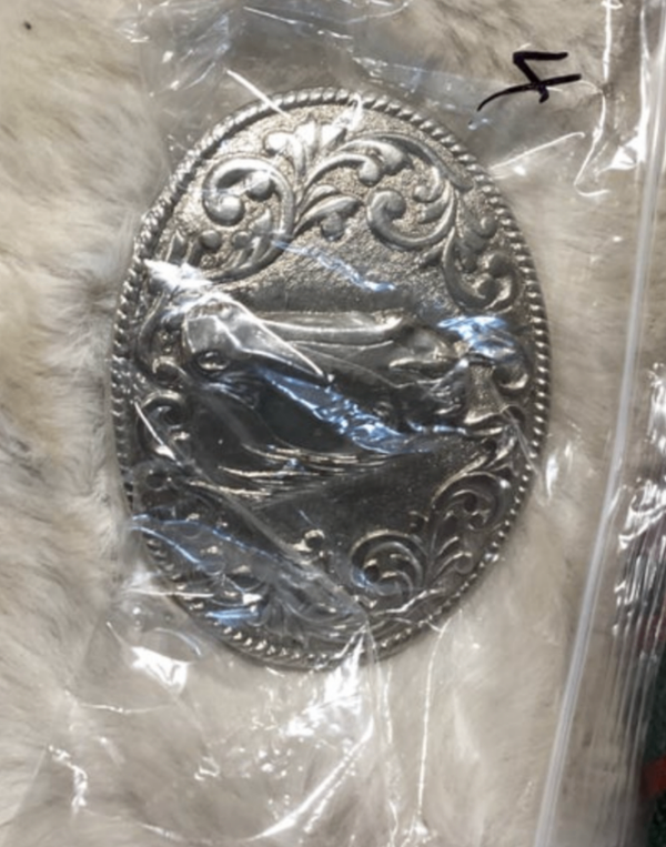Belt Buckle – Silverhorse 24K Gold Plated (C) | Used, Very Good