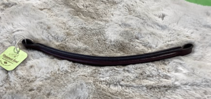 English Bridle Brow Bands Brown#4Band
