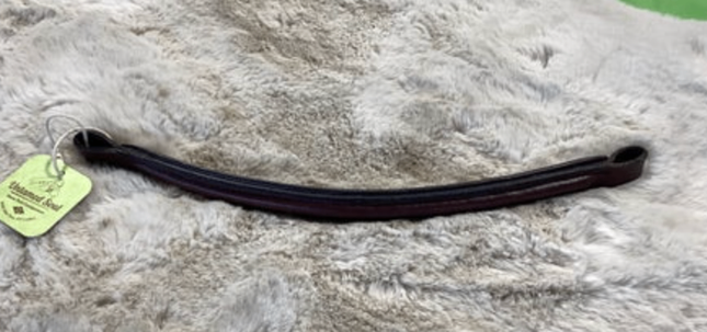 English Bridle Brow Bands Brown#4Band