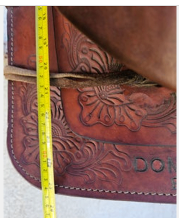 Rope Saddle 15" G6.5"