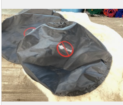 Bug Cover Large BLue & Black