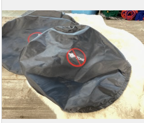 Bug Cover Large BLue & Black