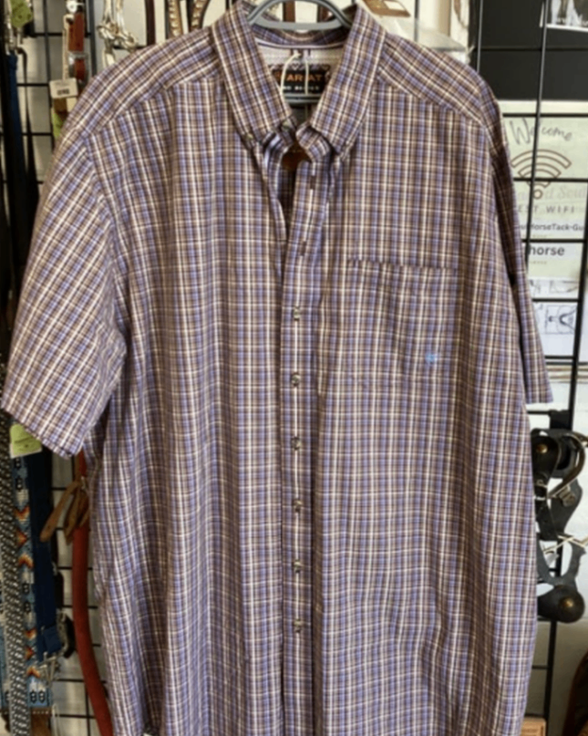 Western Shirts Ariat Pro Series XXLTBrown/BlueShort