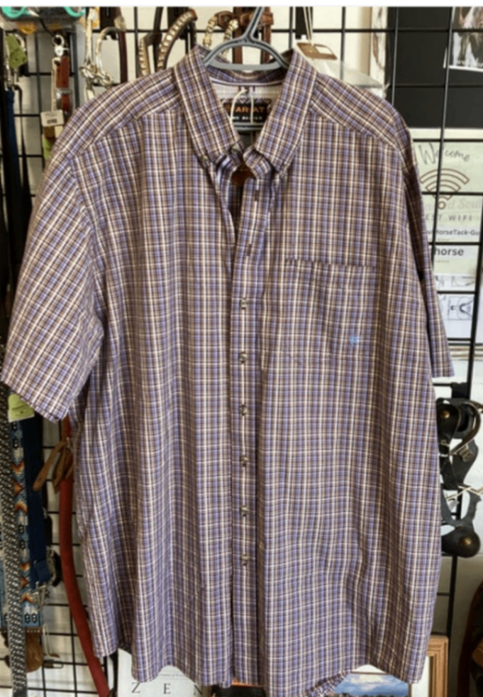 Western Shirts Ariat Pro Series XXLTBrown/BlueShort