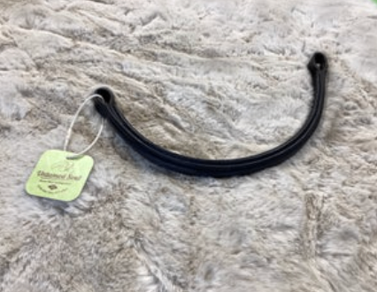 English Bridle Brow Plain#2BandBlack 