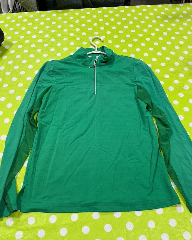 Shirt English Wellington Medium Green Mesh Sleeves