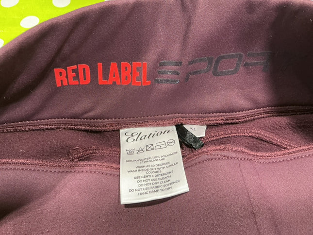 Breeches Elation Burgandy XL Like New