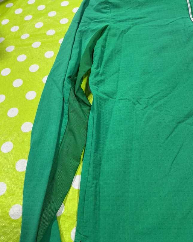 Shirt English Wellington Medium Green Mesh Sleeves