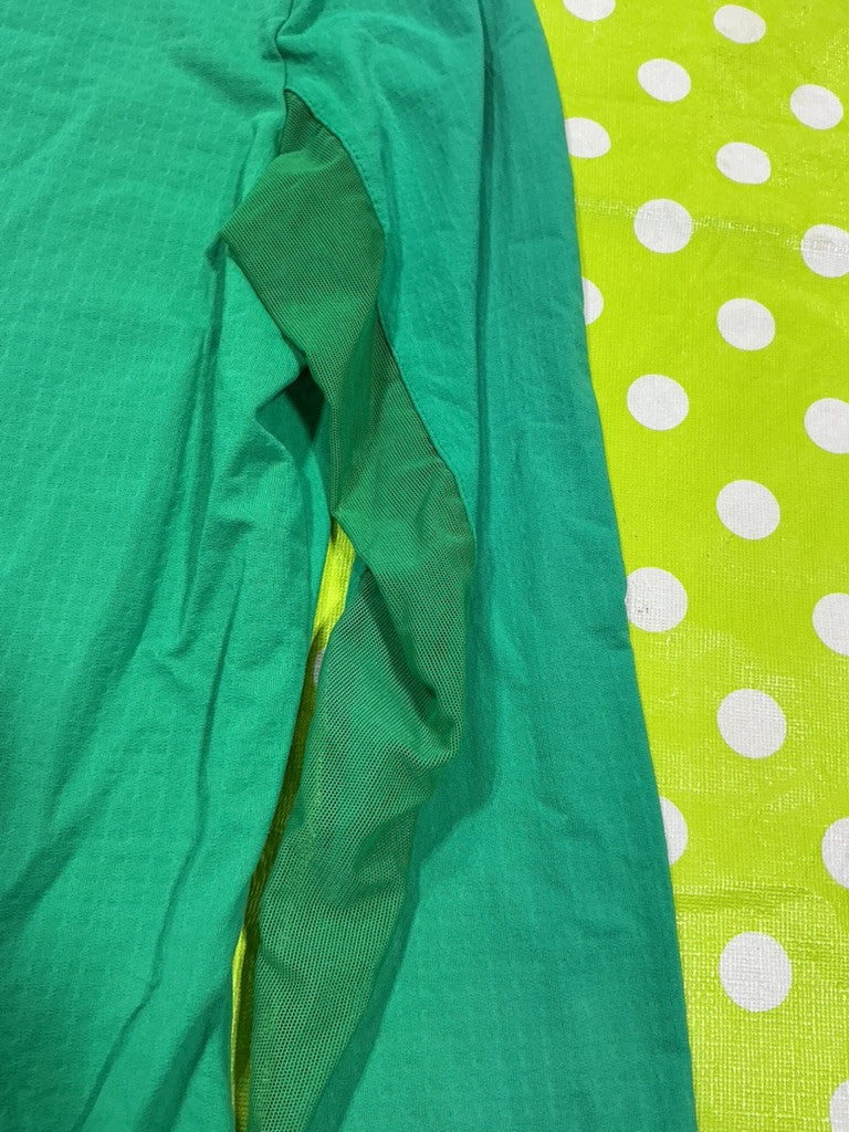 Shirt English Wellington Medium Green Mesh Sleeves