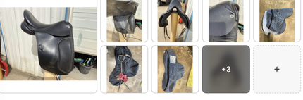 English Saddle Dressage Barns 17" G5"