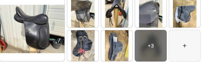 English Saddle Dressage Barns 17" G5"