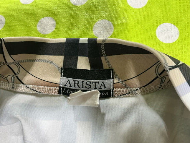 Shirt English Arista Black/Beige Pattern Large Mesh Sleeves