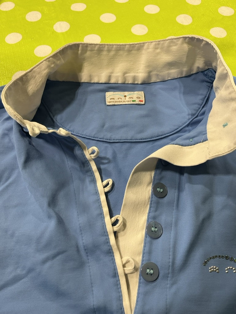Shirt English Animo Size N-40 Blue
