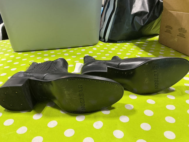Paddock Boots, Womens, Stetson Size 10 Black New with Tags